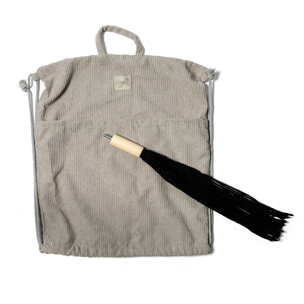 Stokpaard bruin met afneembare staart