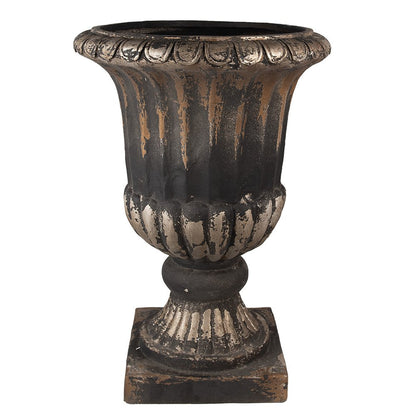 Bloempot Ø 49x72 cm bruin zwart magnesium