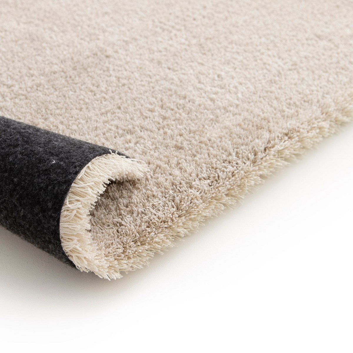 Vloerkleed 140x200 cm crèmekleurig machinewasbaar