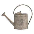 Decoratie gieter metaal grijs 47x18x39 cm