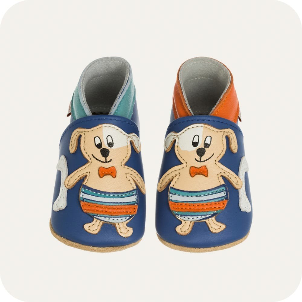 Babyslofjes leer hond in de zee