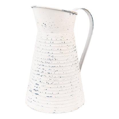Decoratie Kan 20x15x24 cm Beige IJzer Woonaccessoires