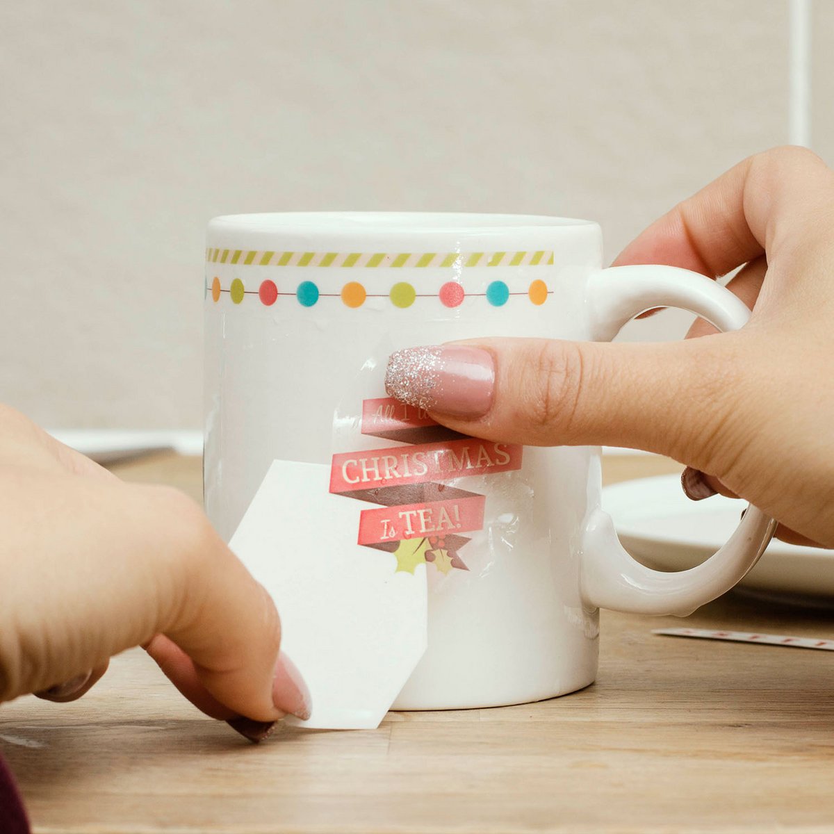 "Create a Christmas mug" (incl. sticker)