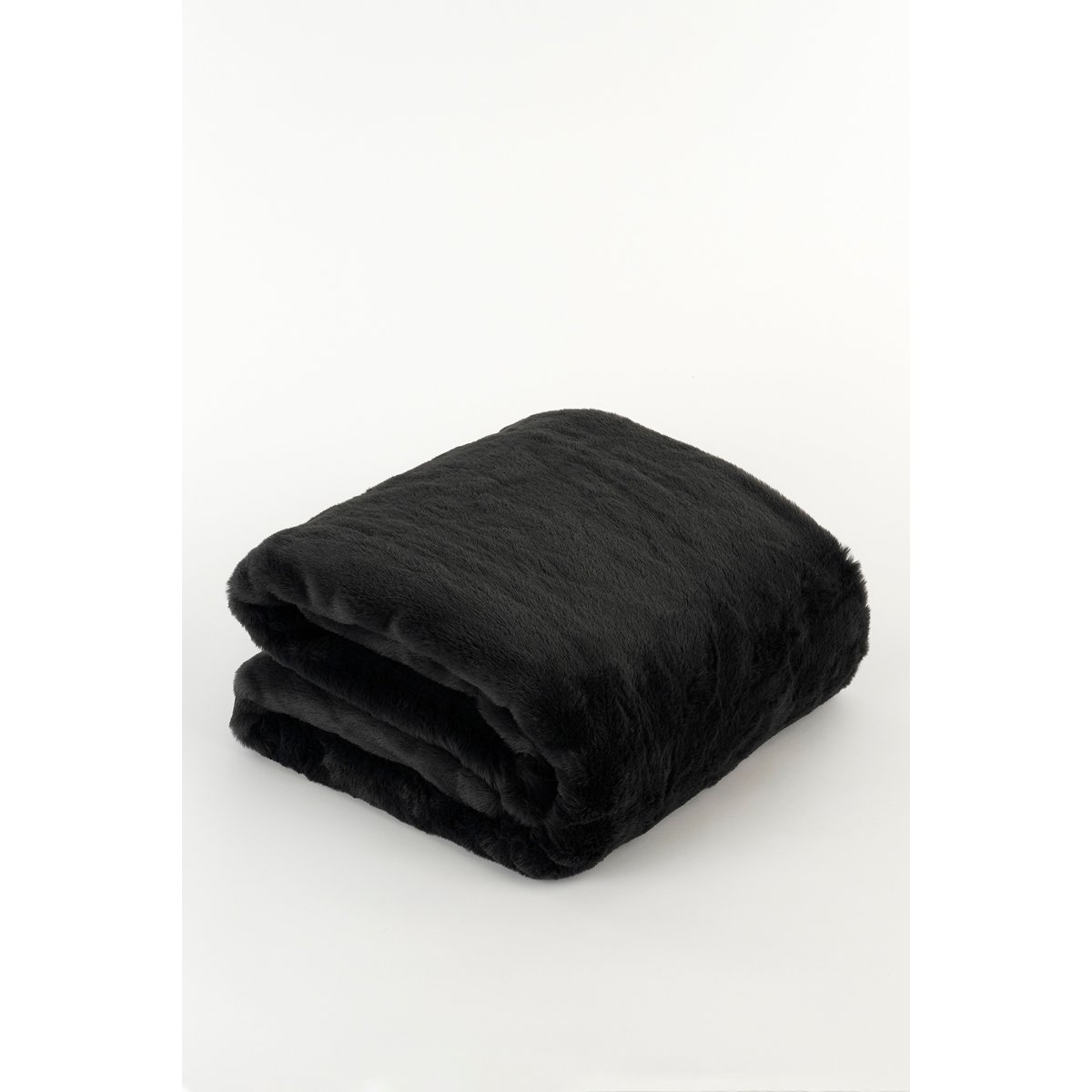 Bronte Fleece Deken Zwart L200 B150 cm Luxe Zacht Fluweel