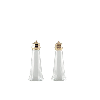 Golden salt and pepper 4.6x4.6x11.5 cm