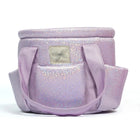 Verzorgingstas lila glitter