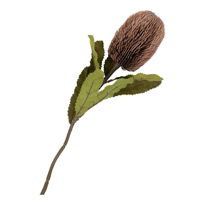 Kunstboeket King Protea 65 cm bordeaux