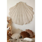 Cream Velvet Shell Mat for Comfort at Home and On the Go