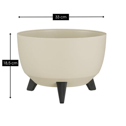 Plantenbak buiten Doppio Beige