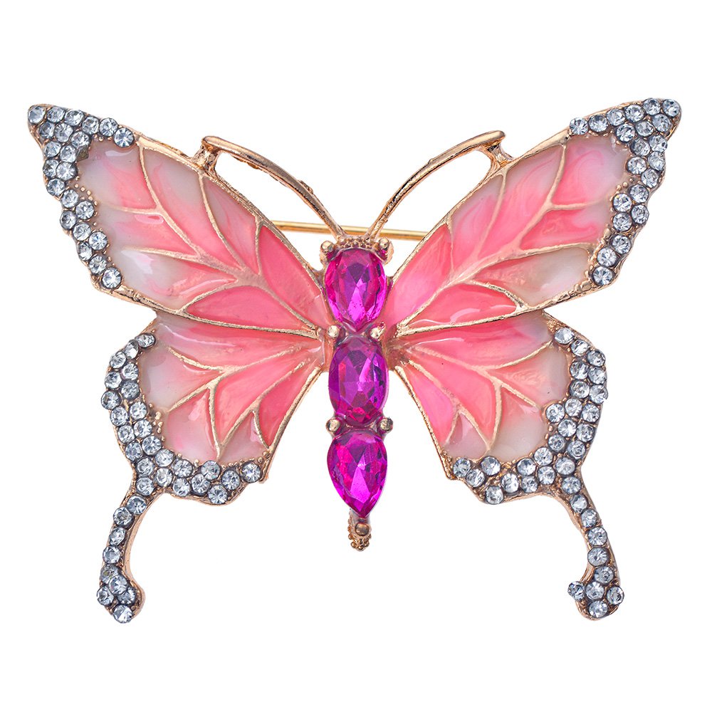 Broche Dames Roze, Metaal null