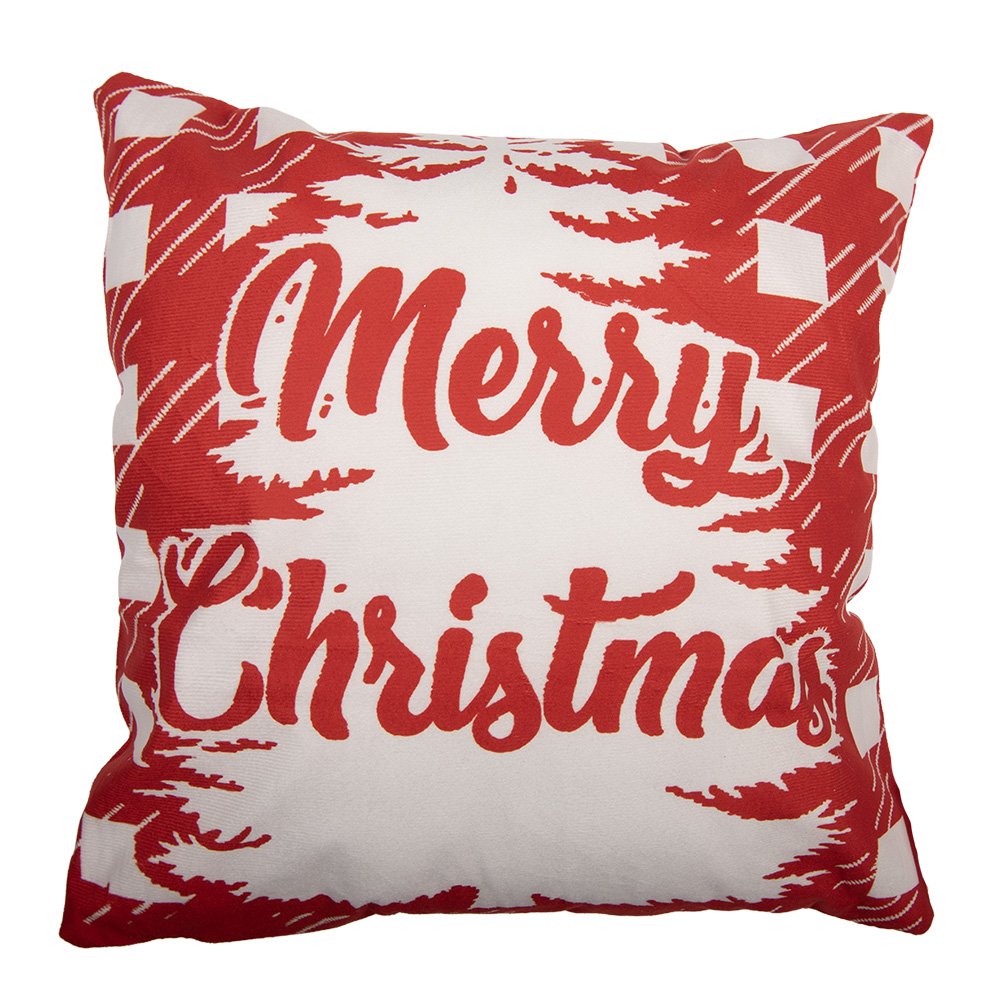 Kussenhoes 45x45 cm rood polyester