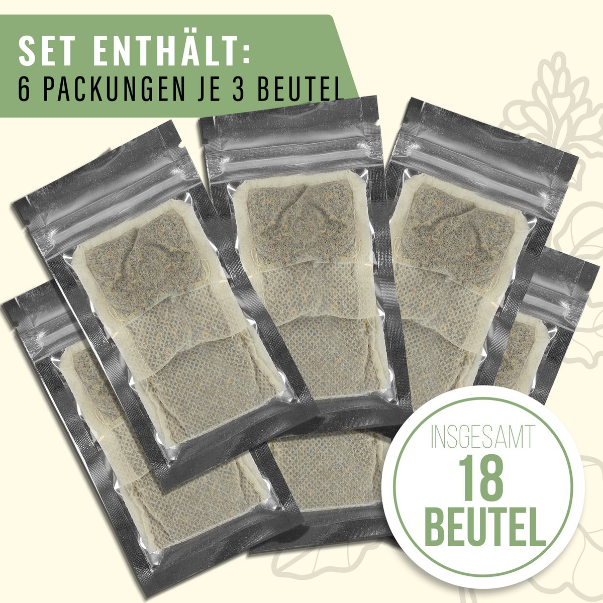 Kattenkruid of valeriaan refill zakjes 18 stuks