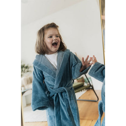 Teddy children's bathrobe jeans