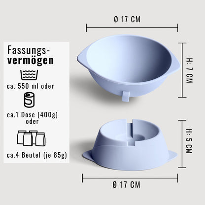 Kattenkom verhoogd verstelbaar siliconen