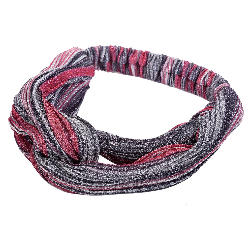 Haarband dames rood gestreept synthetisch