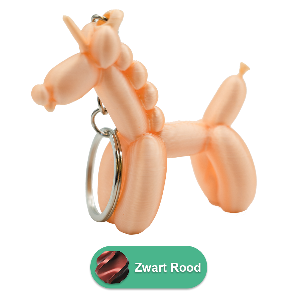 Unicorn Balloon Dog Keychain
