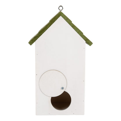 Vogelhuis 15x10x22 cm Wit Hout