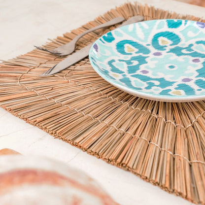 Placemat zeegras 36x36 cm naturel set