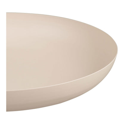 Dienblad metaal beige ø30x4 cm
