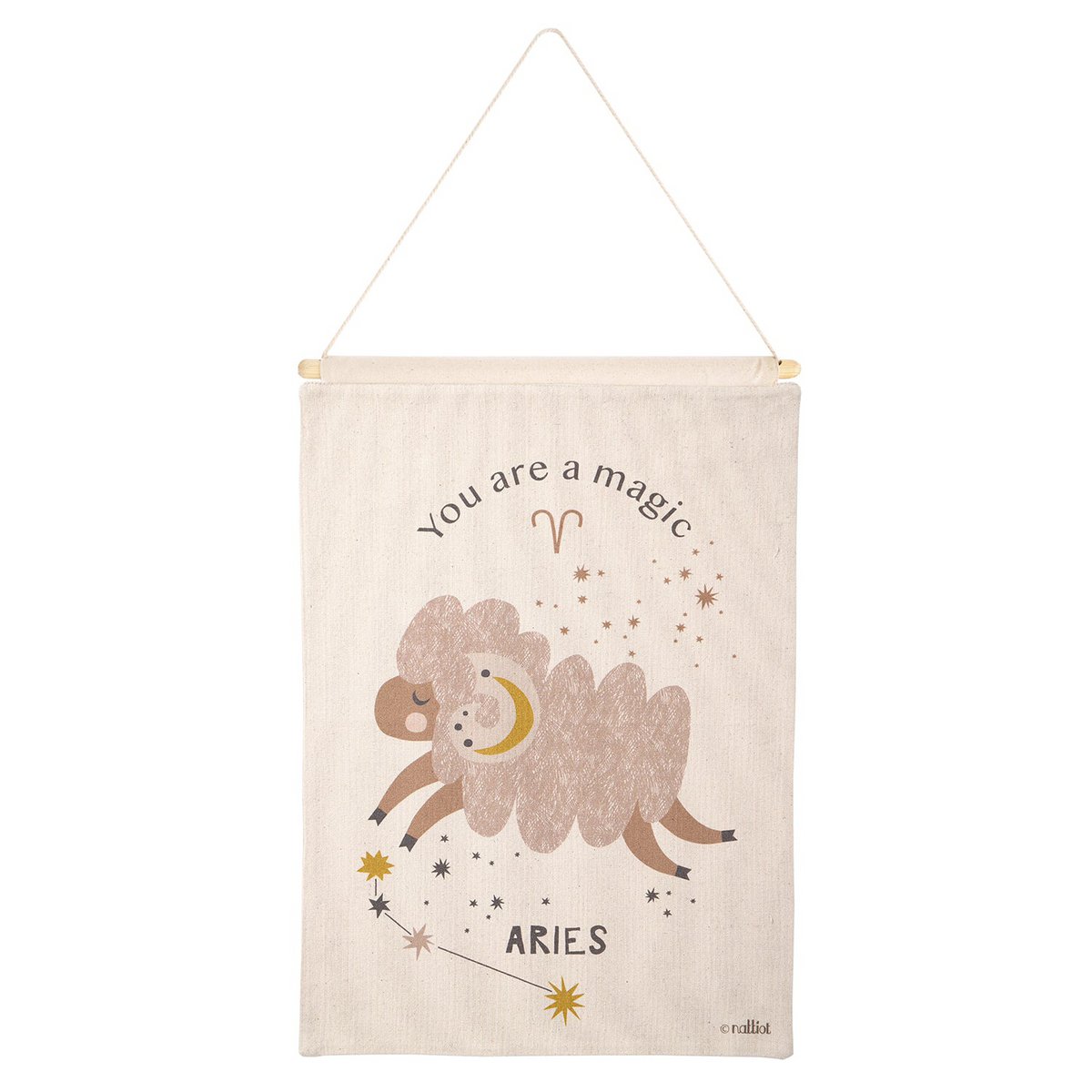 LITTLE ARIES children's wall art zodiac sign ram