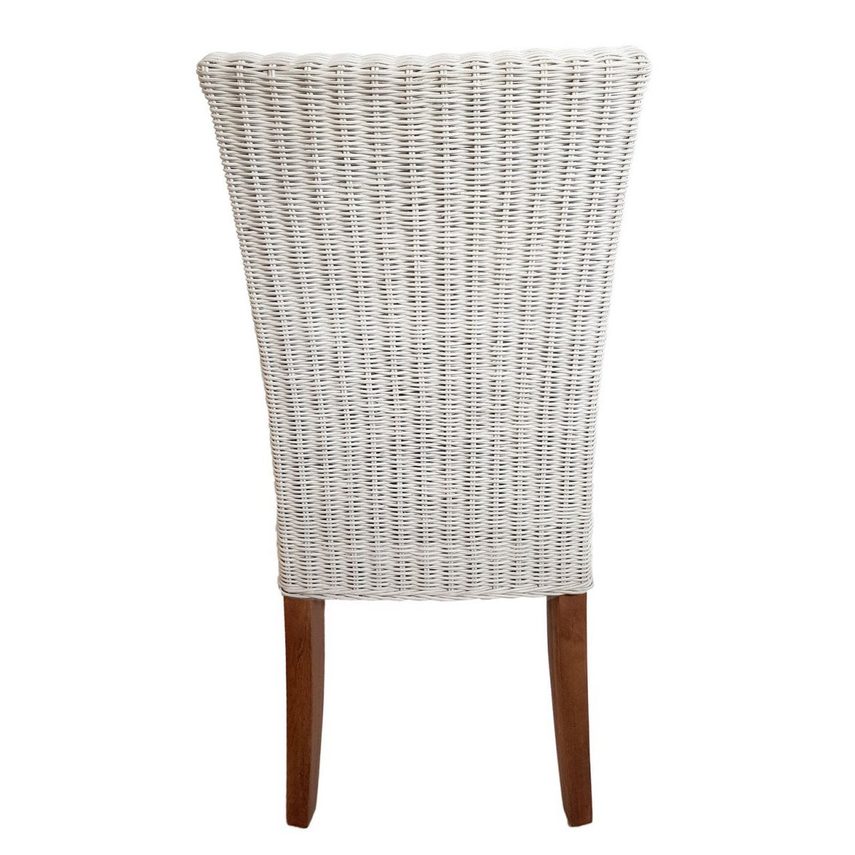 Eetkamerstoelen 6 Stuks Rattan Stoelen Cardine Wit