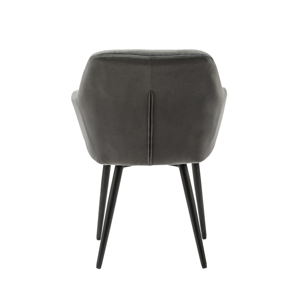 Fauteuil grijs fluweel
