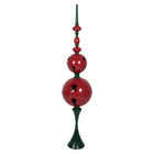 Kerstdecoratie beeld Ø 31x142 cm rood groen metaal
