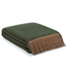 Wool Blanket Venezia Leaf Luxury Plaid For Living Room Ambiance