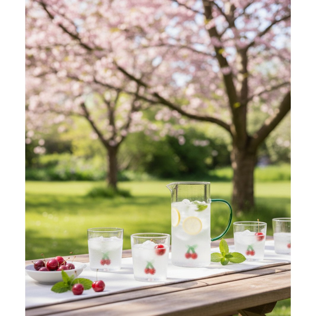 Waterglazen 300ml set van 4 transparant