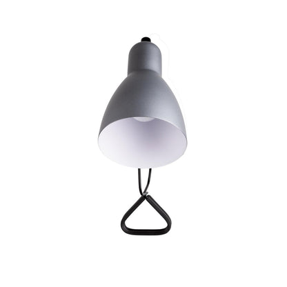 Klemtafellamp Mara zilver metaal 28 cm