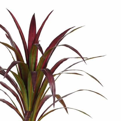 Kunstplant bananenboom 85 cm rood groen