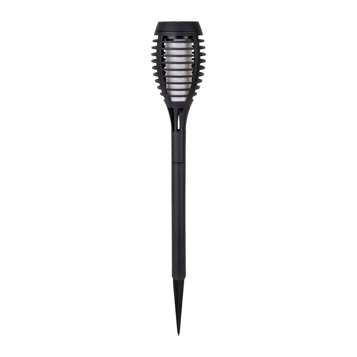 Tuinspots LED 5 stuks 45 cm grijs plastic