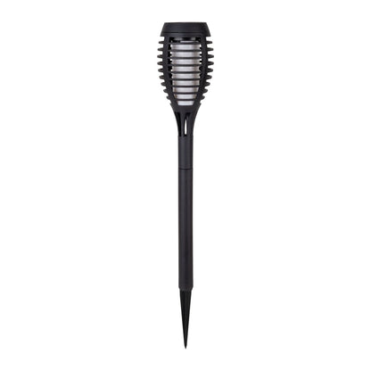 Tuinspots LED 5 stuks 45 cm grijs plastic