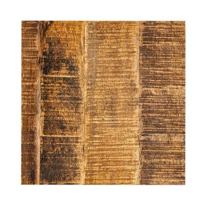 Bijzettafel kruk vierkant 28x45x28 cm massief mangohout