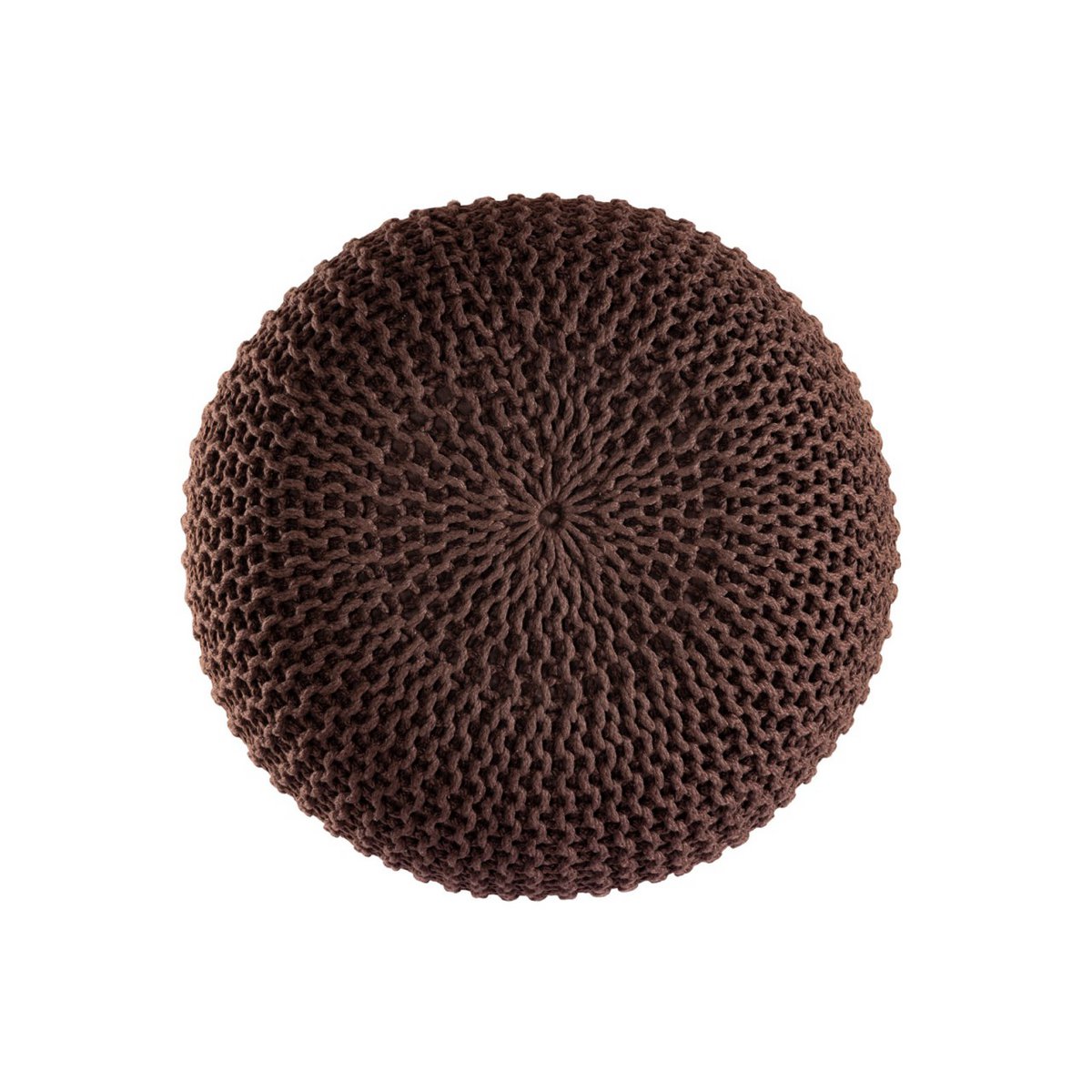 Pouf buiten Ø55x37 cm gerecycled plastic