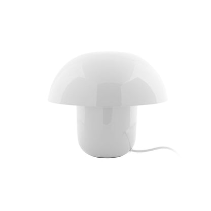 Tafellamp paddestoel 29x25 cm wit