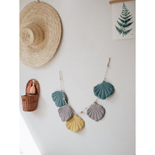 "Eye of the Sea" Linnen Garland met Schelpen