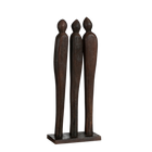 Woondecoratie mangohout 7x18x46 cm bruin