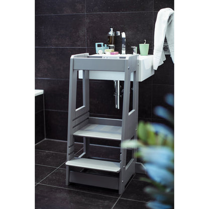 tiSsi® Learning Tower FELIX beech STORMY GREY