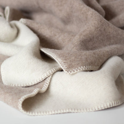Wollen beddeken ECO Fossil 450 gr/m² Nieuw-Zeelandse wol