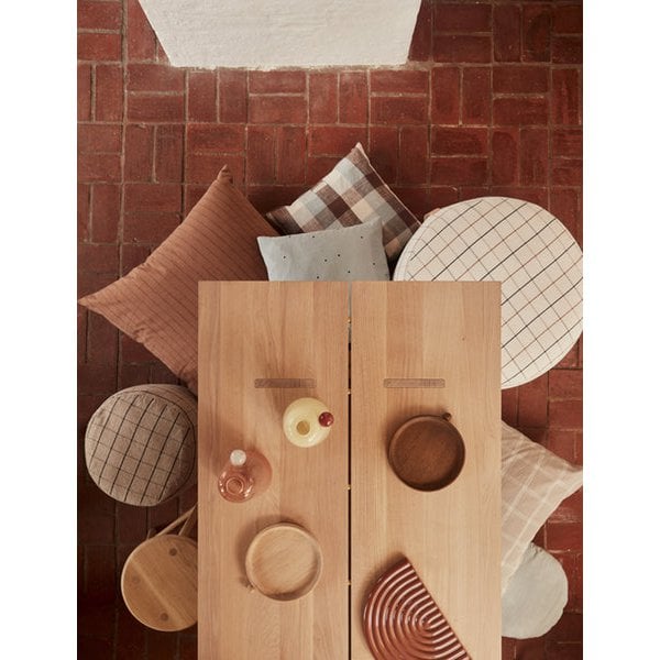 Inka Wooden Round Tray - Small