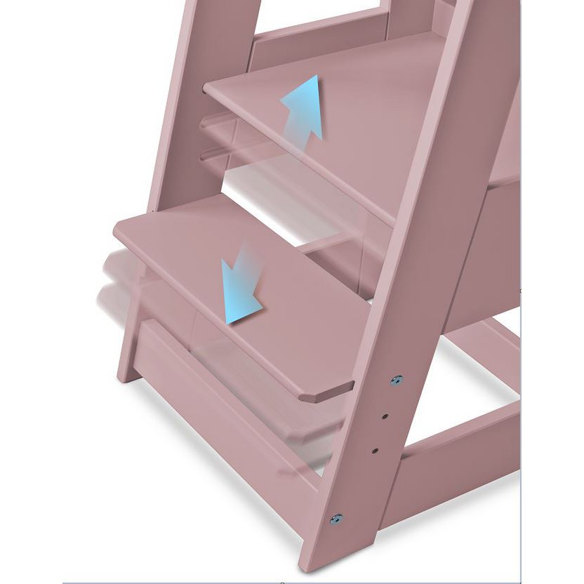 tiSsi® learning tower FELIX beech ORIENTAL ROSE