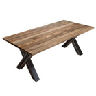 Robust Mango Wood Table 160x90 With Metal Design