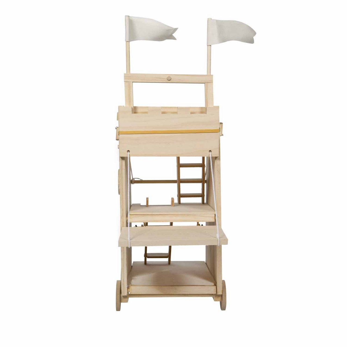 Belegeringstoren houten model 37,5 cm