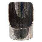 Theelichthouder 18x24 cm zilver glas