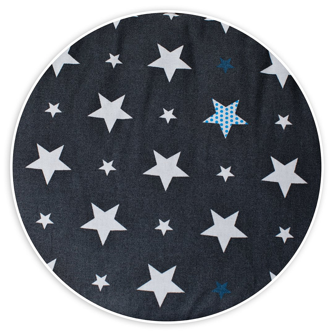 tiSsi® seat cushion grey STARS for highchair