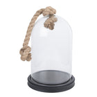 Bell Jar Ø 17x28 cm Transparent Wood Glass Bell Jar