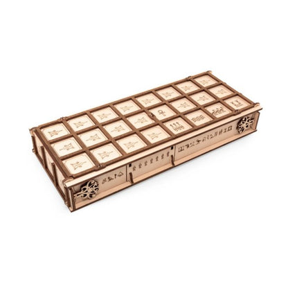 Bordspel Senet en Ur 34,5x14x6,1 cm berkenmultiplex