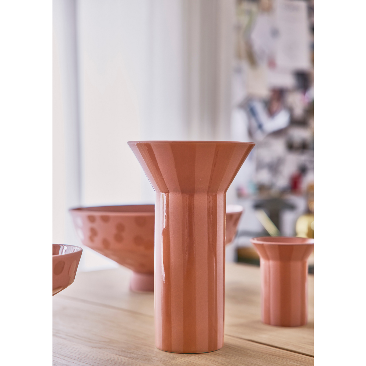 Vaas steengoed handgemaakt sculpturaal