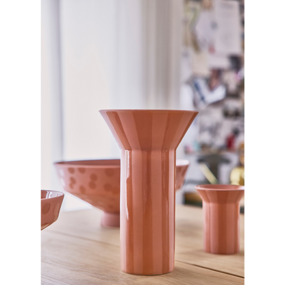 Vaas steengoed handgemaakt sculpturaal